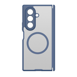 Усиленный чехол синего цвета с MagSafe для Samsung Z TriFold, серия Expn Series Magnetic от Dux Ducis