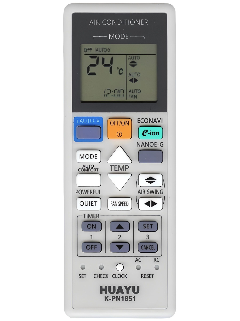 Пульт универсальный K-PN1851 для кондиционеров Panasonic