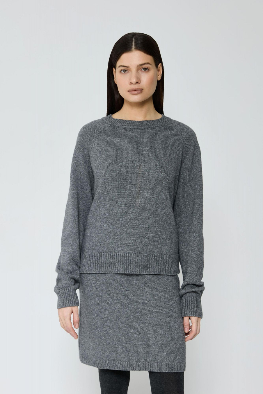 Джемпер кроп из смесового