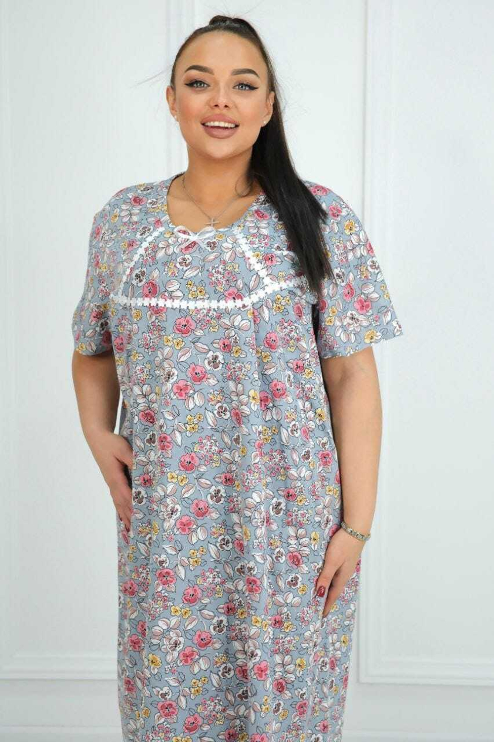 Сорочка х/б кор.рукав(великан) МВ0002