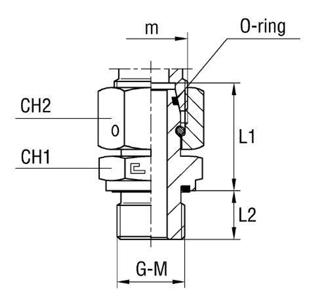 Штуцер FNE DS12 М18х1.5