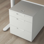 Комод на колесиках - IKEA GALANT/ГАЛАНТ ИКЕА, 55х45х60 см, белый