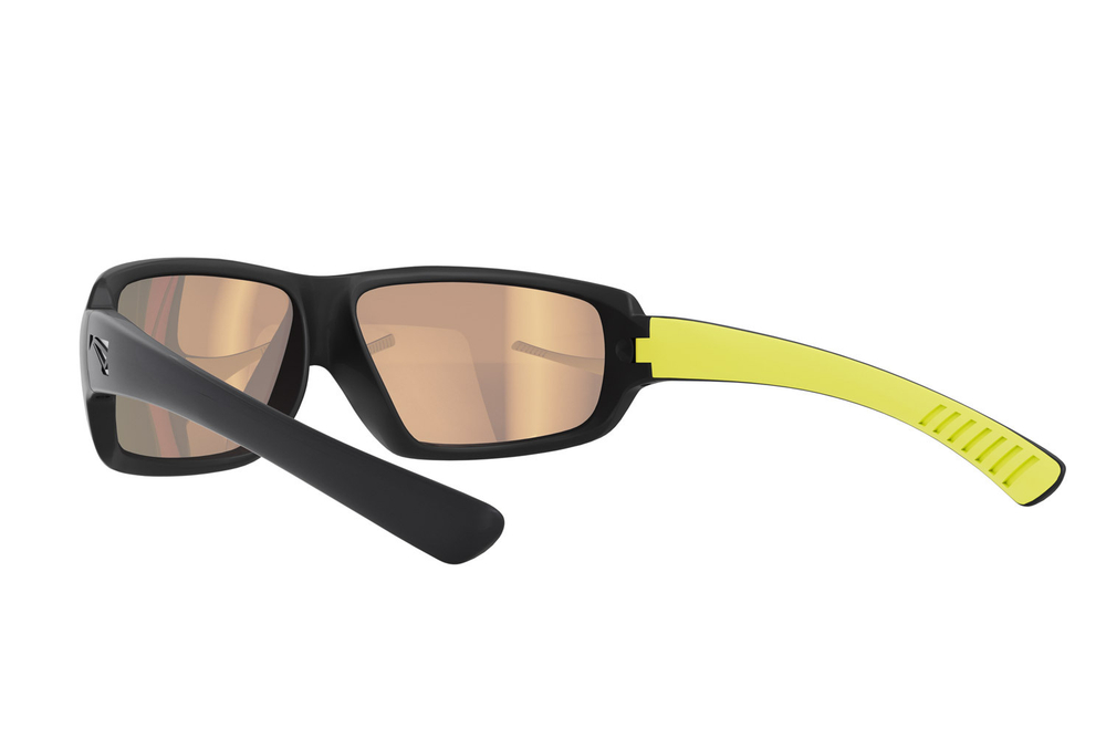 Спортивные очки LiP FLO / Matt Black - Mustard / PC Photochromic / ecLiPse™ Series ML Red Brown