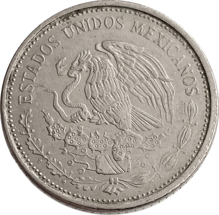 50 песо 1985 Мексика XF