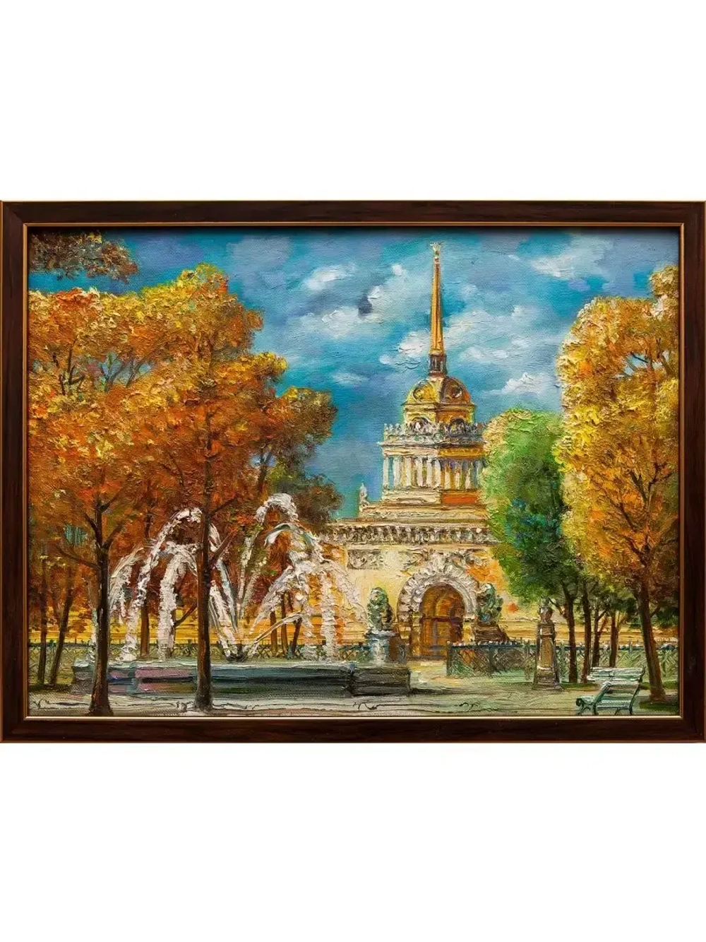 Картина маслом  "Адмиралтейство" Васильев