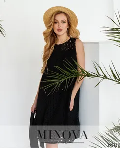 Платье 3146-черный Minova