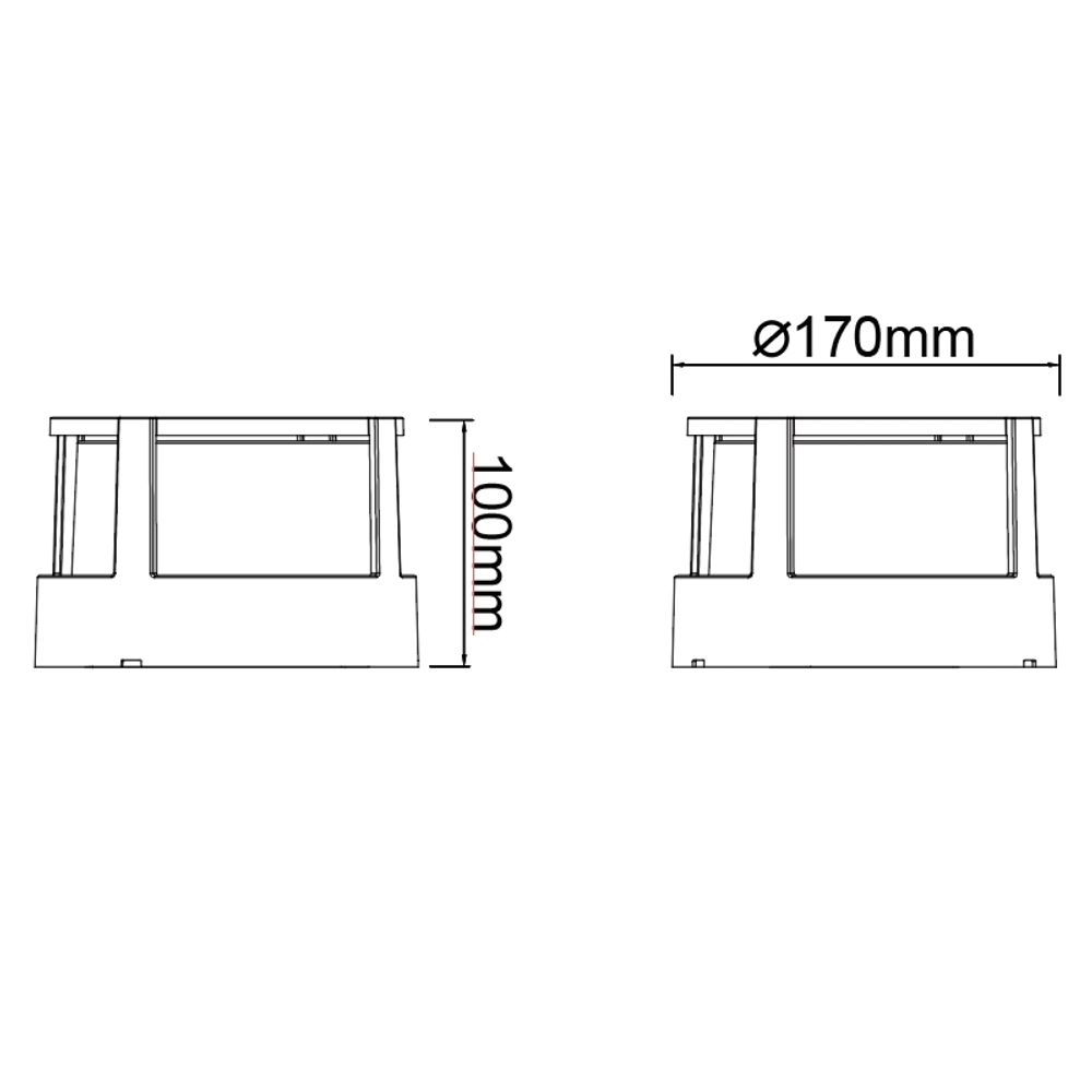 8859 Настенный уличный светильник CREEK