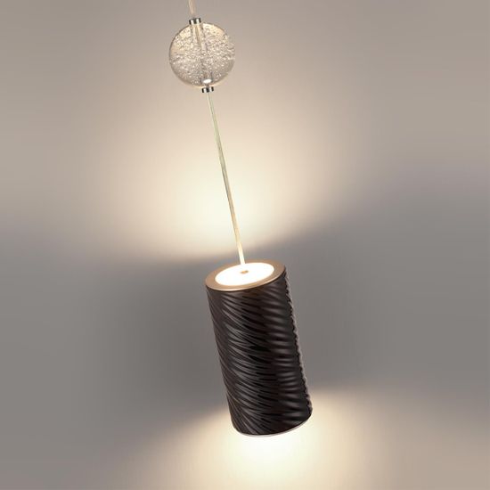 5451/18LB L-VISION ODL_EX26черный/никель/металл/керамика/хрусталь/акрил Подвес LED x 18W 2000К/3000K/4000K/переключ. RIVERA