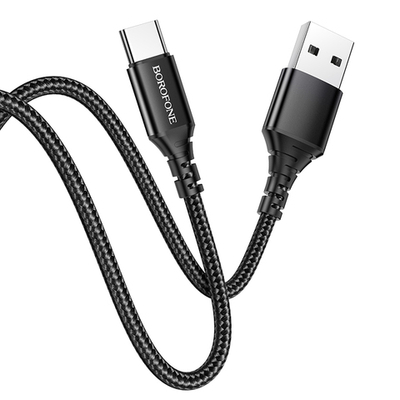 Кабель Borofone BX54 USB-Type-C 3A 1м Braided Black