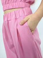 02-157-1 Комплект для девочки (майка-топ+ брюки)