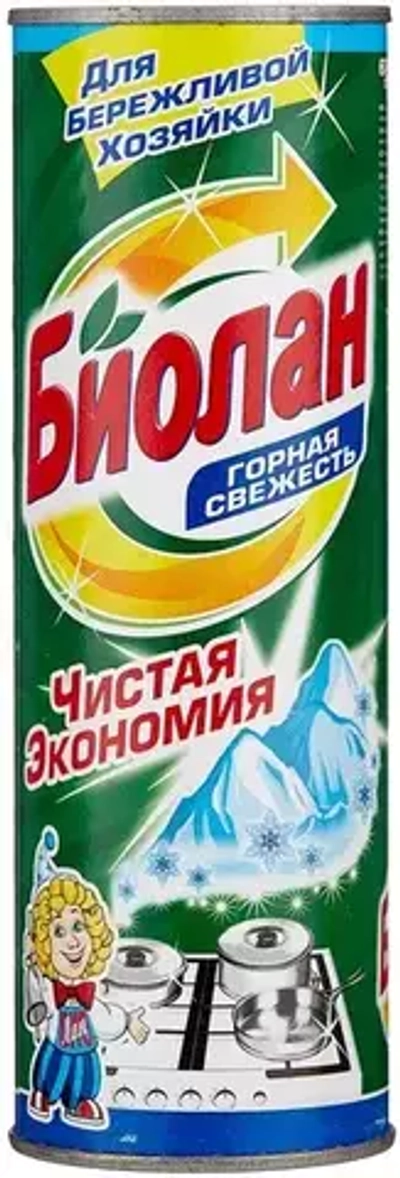 БИОЛАН чистящ.порошок ГОРНАЯ СВЕЖЕСТЬ  400гр *6 *24