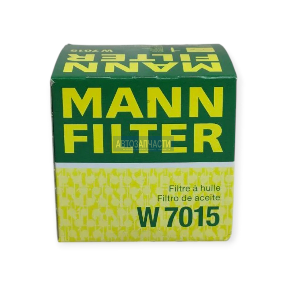 Фильтр масляный MANN W7015