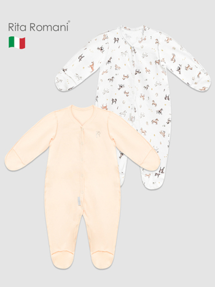 2000.0005 Набор из 2 Комбинезонов из хлопка