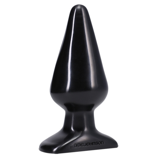 Черная анальная пробка 14см Doc Johnson Butt Plugs Smooth Classic Large Black 0244-06-CD