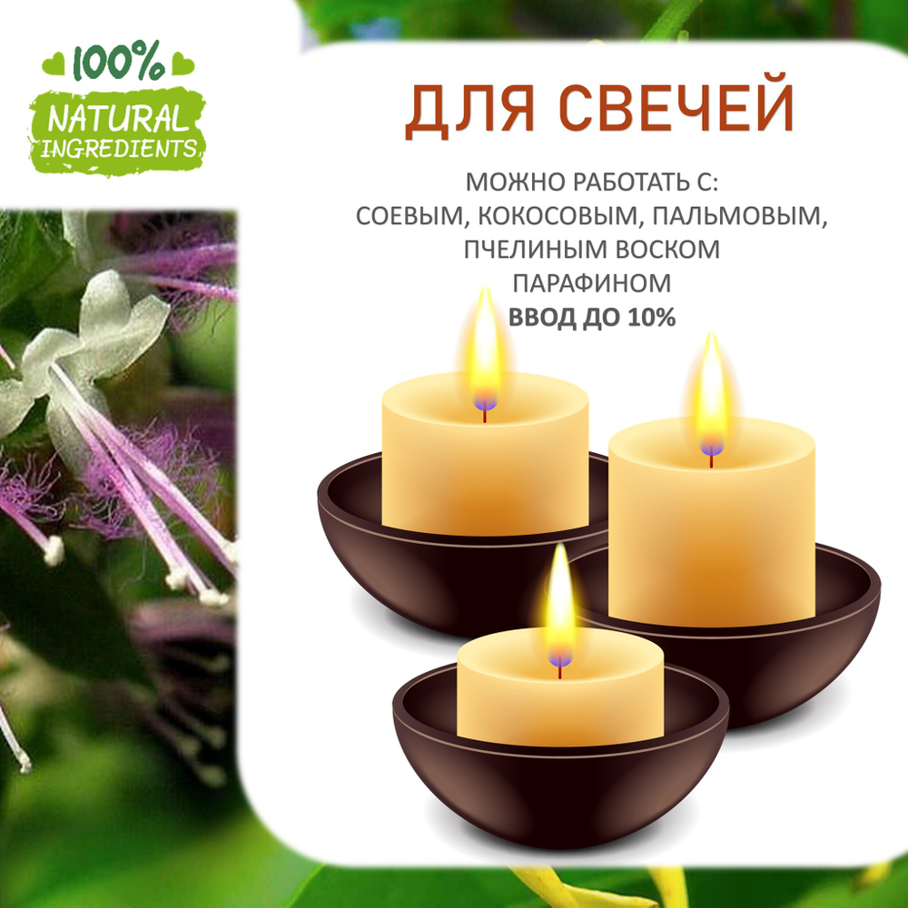 Пачули и иланг-иланг, отдушка для свечей и мыла