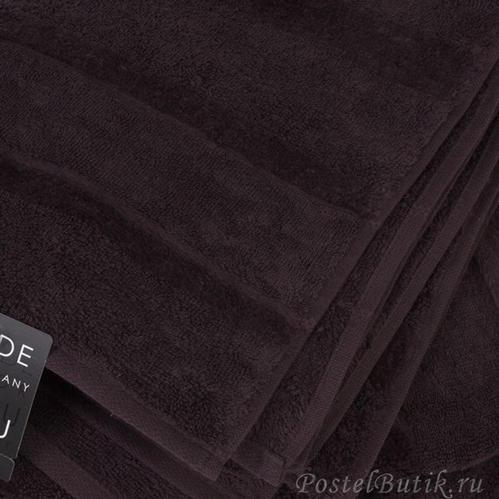 Полотенце 80х160 Cawo Noblesse 1002 темно-коричневое
