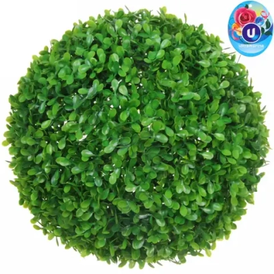 Искусственное растение шар «Самшит» зеленый D-28см Ultramarine