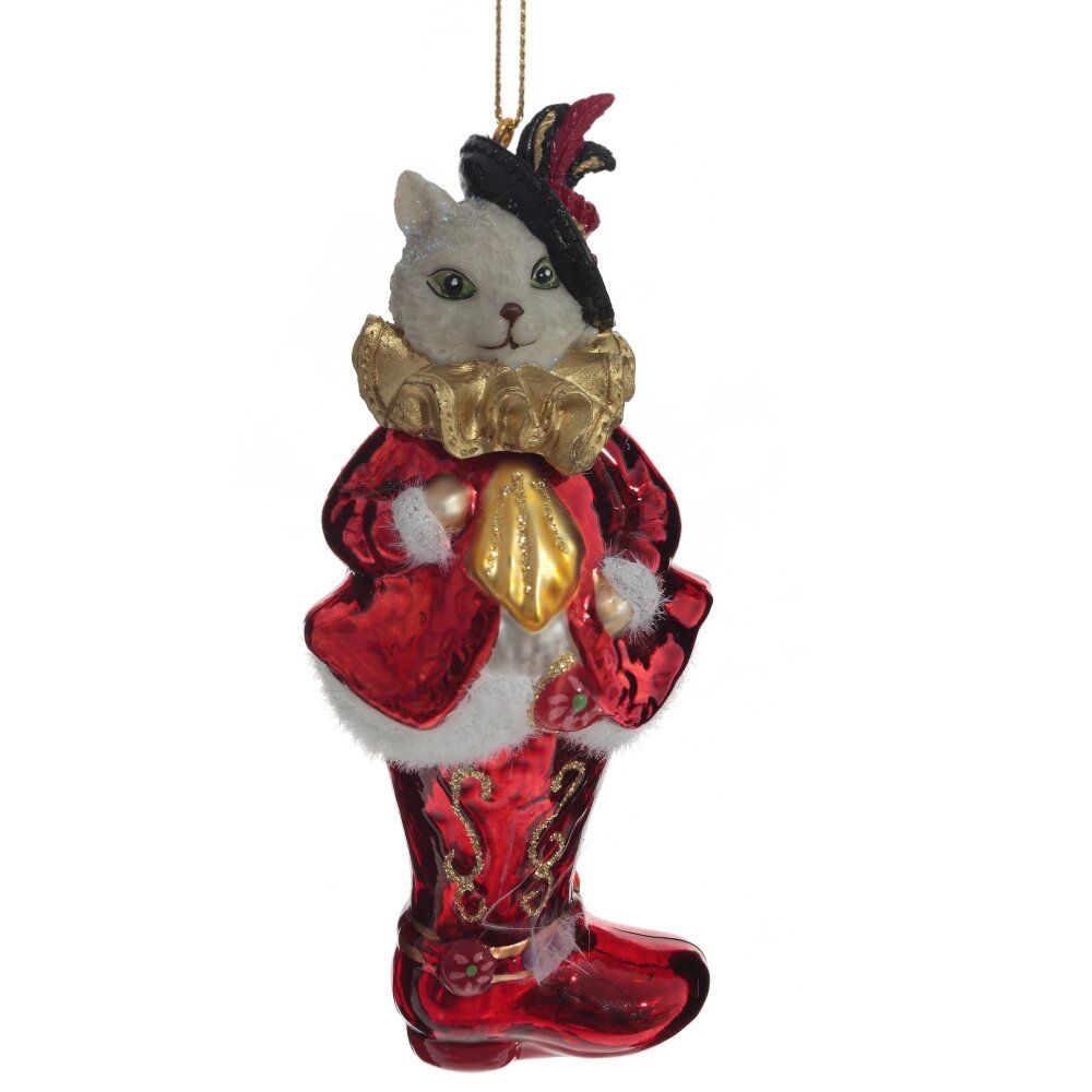 GAEM Украшение новогоднее "Кот", L6,5 W5,5 H13 см, 4в.