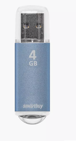 4GB USB Smartbuy V-Cut blue