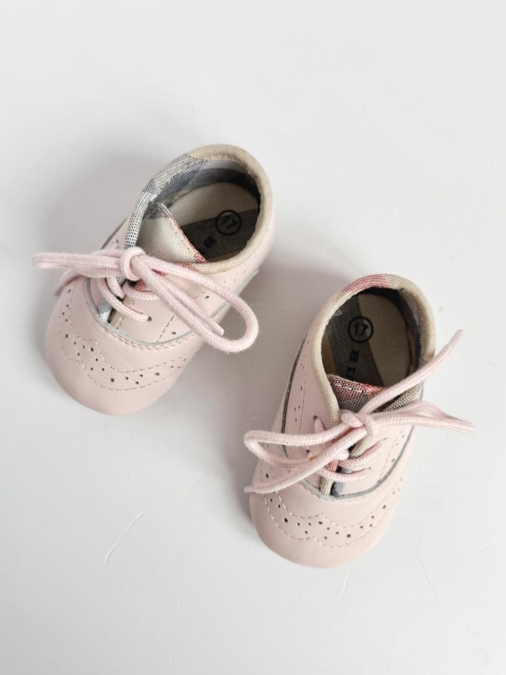 Кожаные пинетки Burberry, 17