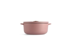 KitchenAid Чугунная кастрюля 26 см 5,2 л розовая