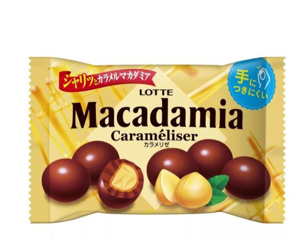 Макадамия в шоколаде "Lotte", 34г,скидка