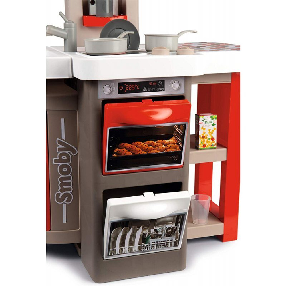 Smoby - Детская электронная складная мини-кухня Tefal OpenCook 312202