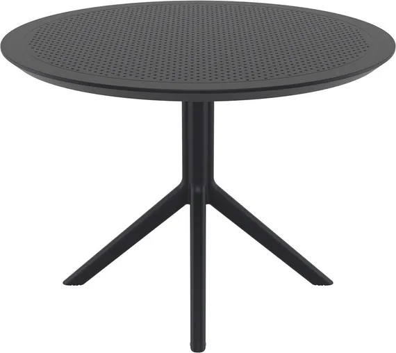 Пластиковый стол Sky Ø105 см, черный