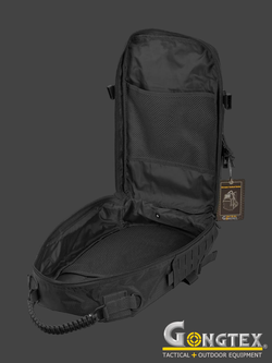 Рюкзак тактический Gongtex Hexagon, 18 л (0411). Чёрный