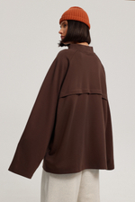 Лонгслив с кокеткой