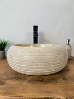 Раковина из мрамора Donut Cream Allur DM-65666 40*40*15