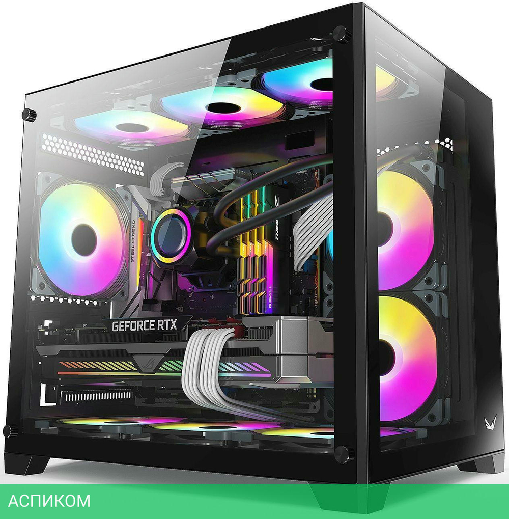 Корпус Formula Crystal Z5 без БП черный