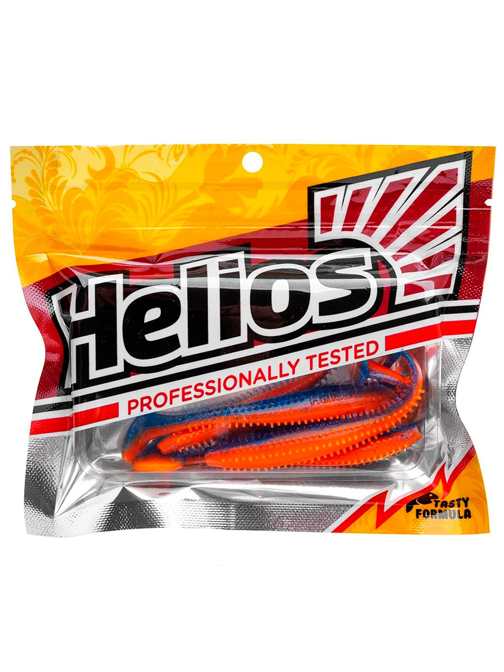 Виброхвост Helios Shaggy 5,12"/13 см Black & White 5шт. (HS-18-023)