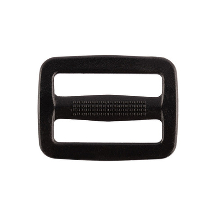 Фурнитура сумочная пластик SAR001 Пряжка двухщелевая "Gamma",1 " ( 25 мм),черный