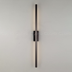 Бра Cloyd LINEAS-A W1 / выс. 60 см- 3000K - черный блестящий (арт.20453)