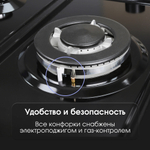 Газовая варочная панель Zigmund & Shtain G 22.4 B