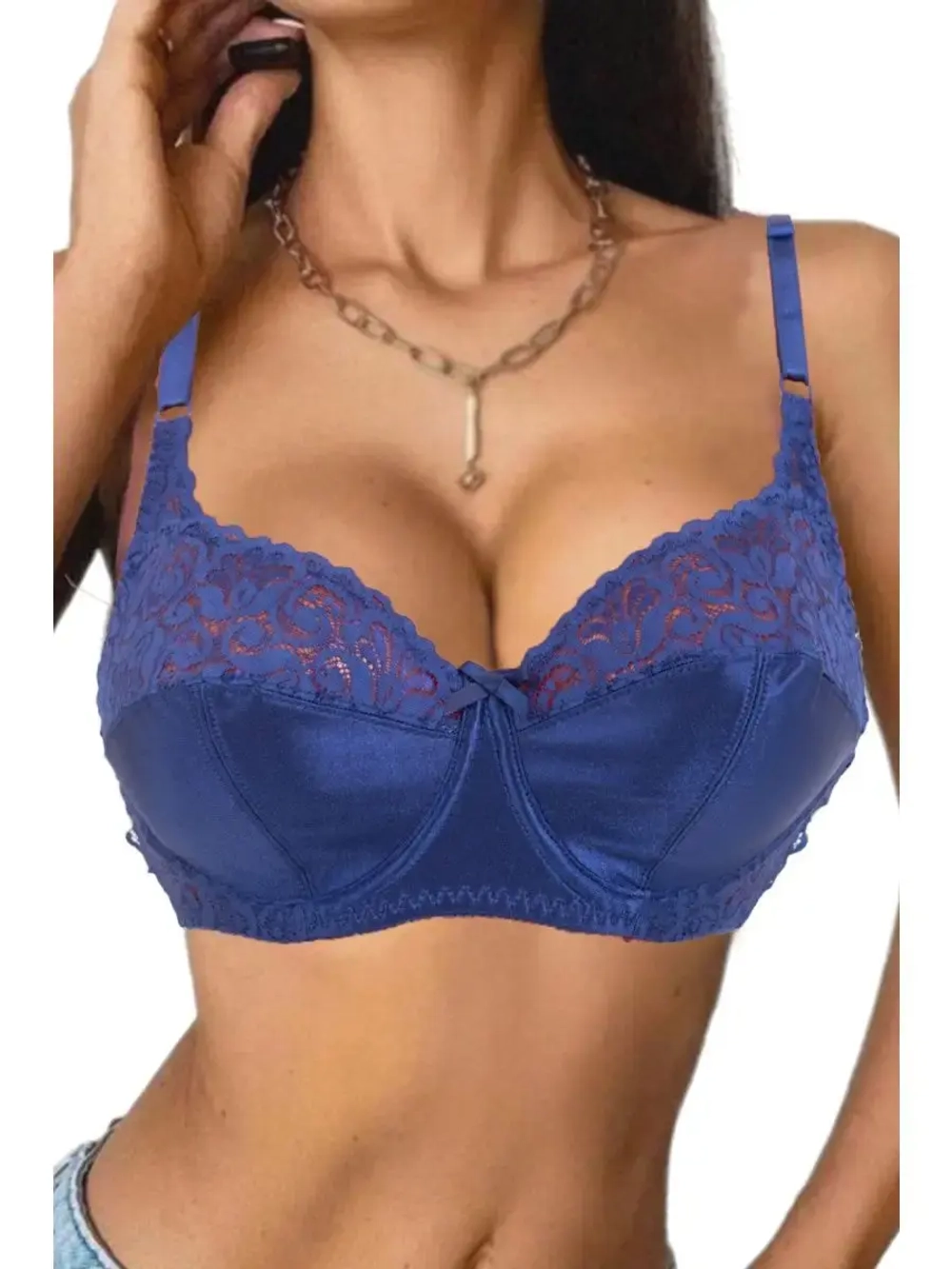 Франзуская модель Бюстгальтера большой размер с косточками