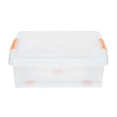 IRIS Короб для хранения THIN BOX UG-475 прозрачный/оранжевый / 6