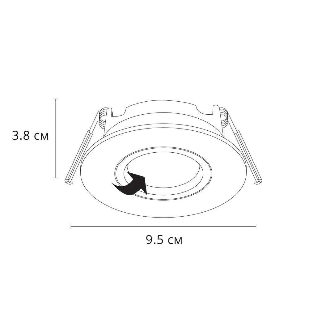 Точечный встраиваемый светильник Arte Lamp