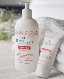 Barnängen Repairing - набор для ухода за сухой кожей, молочко для тела / 400 ml