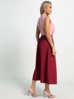 Юбка миди Мариэтта (малиновая) Ю15718-16М LT Collection