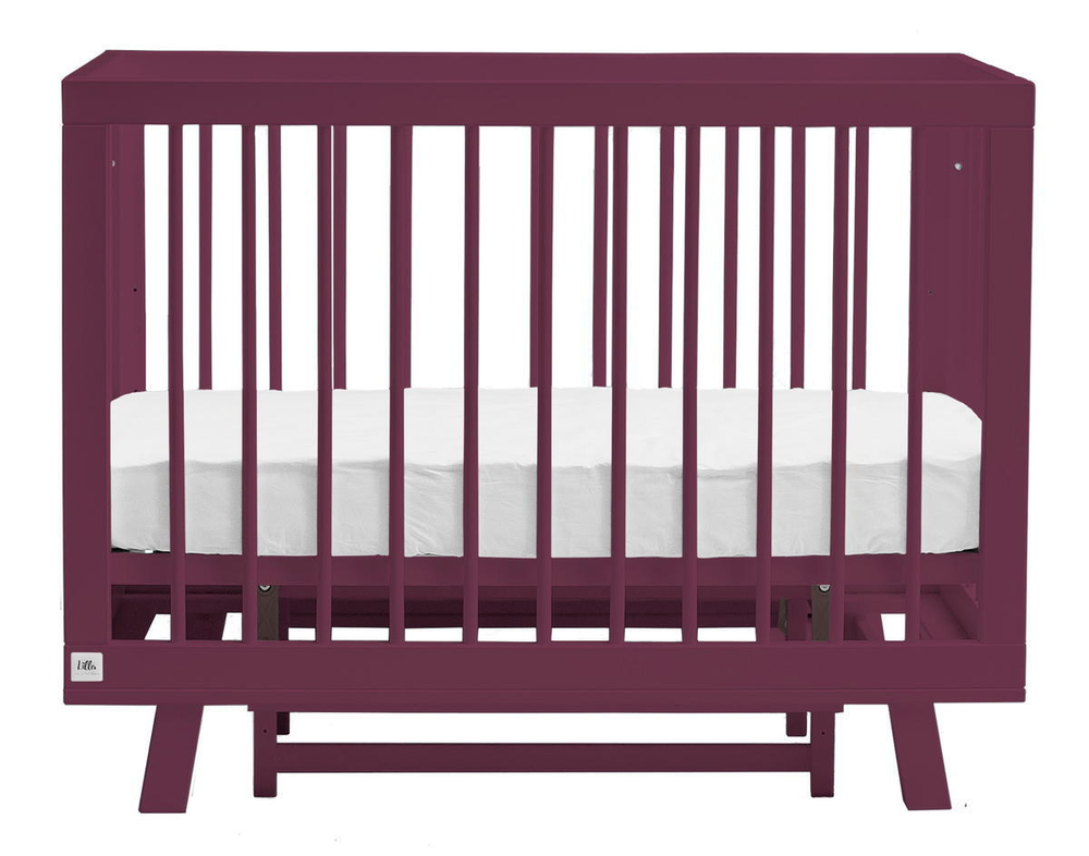 Кроватка детская Lillaland Lilla Aria с маятником Italian Plum