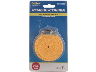 Стяжка (1 шт.) для крепления груза (5 м х 25 мм) 0,7 т, с фиксатором