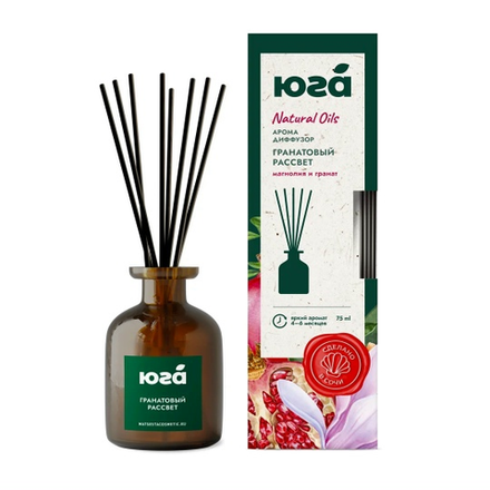 Аромадиффузор ЮГА Гранатовый рассвет ЮГ, 75мл, ТМ ЮГА