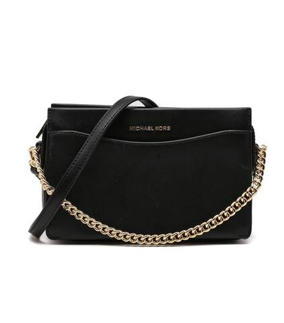 кожаная сумка-мессенджер jet set Michael Kors - черный(32F9GJ6C3L)