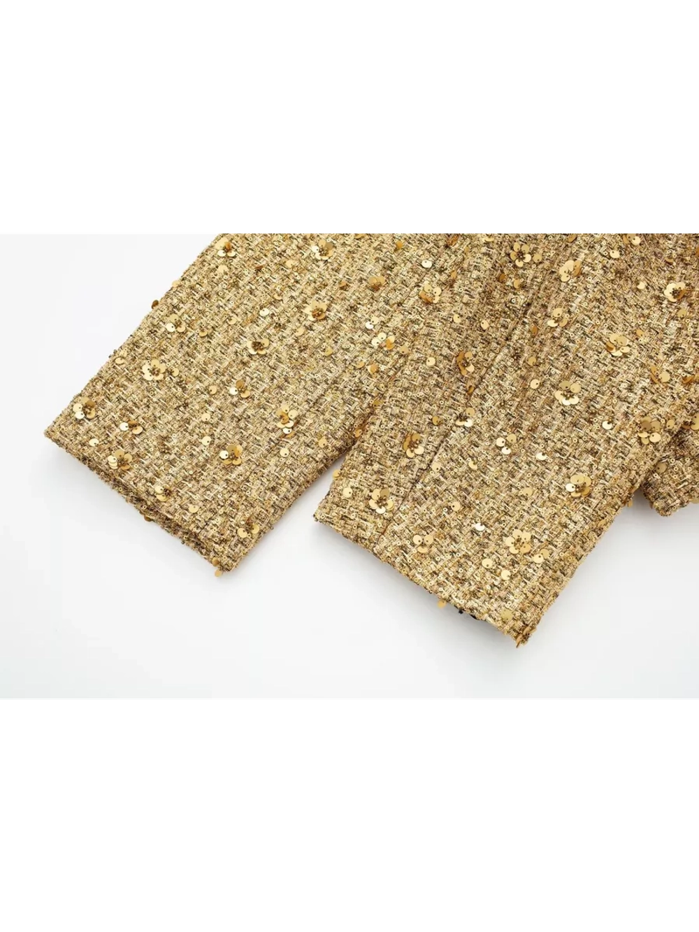 Куртка бомбер золотистая