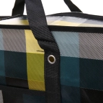 Сумка хозяйственная с внешним карманом « БАУЛ», цвет жёлтый/чёрный, 60*45*20см / до 11кг