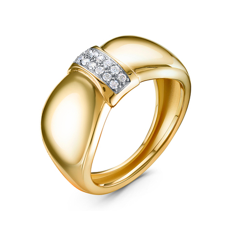 Кольцо из золота 585 пробы с Фианит