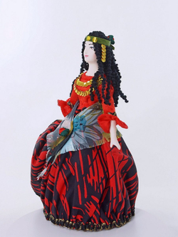 Кукла коллекционная Потешного промысла Цыганка в традиционном наряде