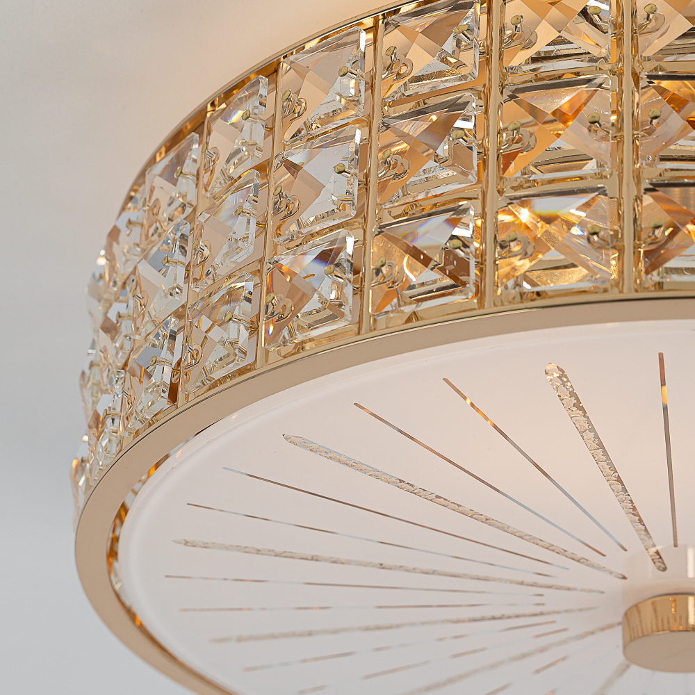 Citilux Портал CL324132 Люстра хрустальная Золото